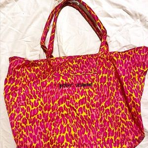 Large Betsey Johnson Cheetah Print Travel Bag